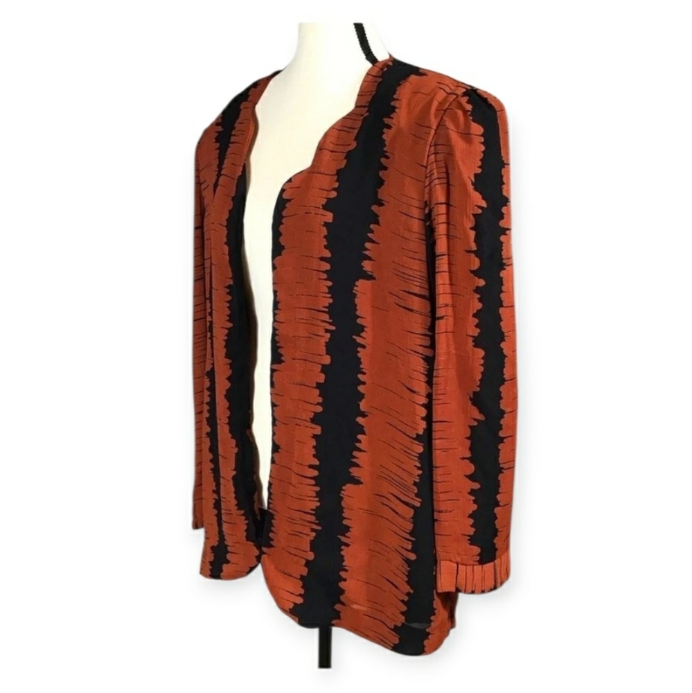 Vintage Jo Hanna York Womens Open Front Blazer